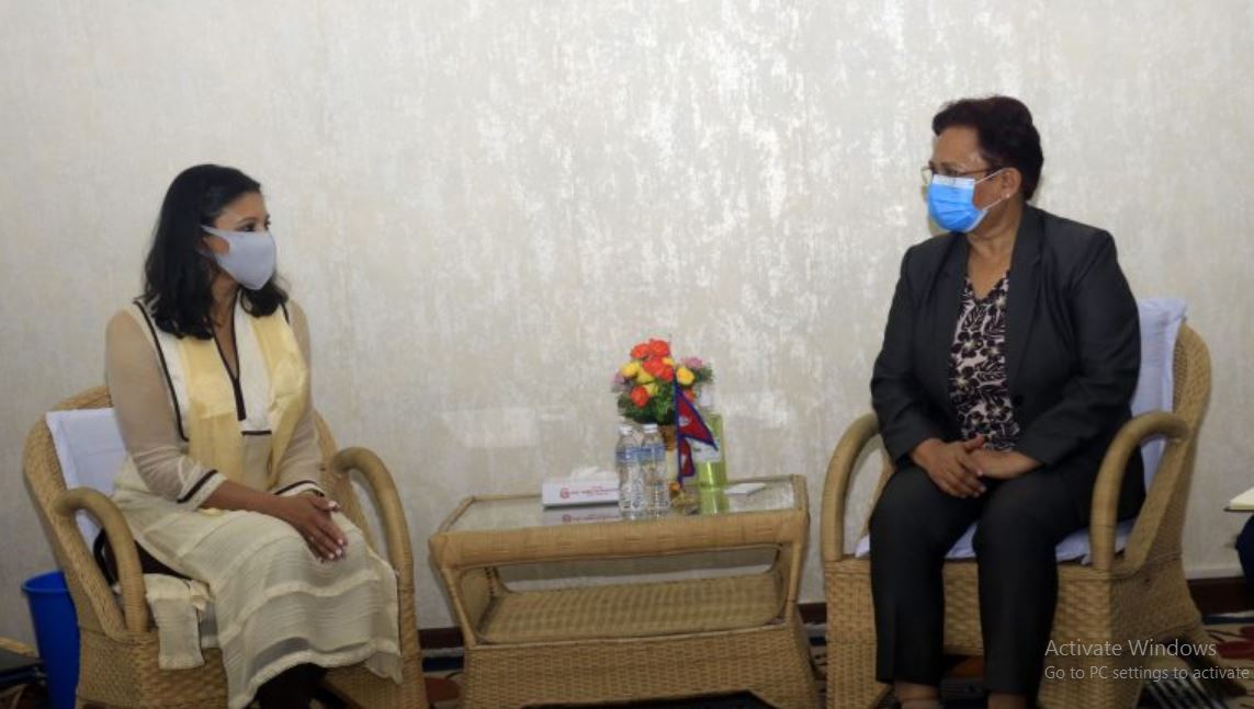 ऊर्जामन्त्री भुसालसँग एमसीसी उपाध्यक्षको शिष्टाचार भेट